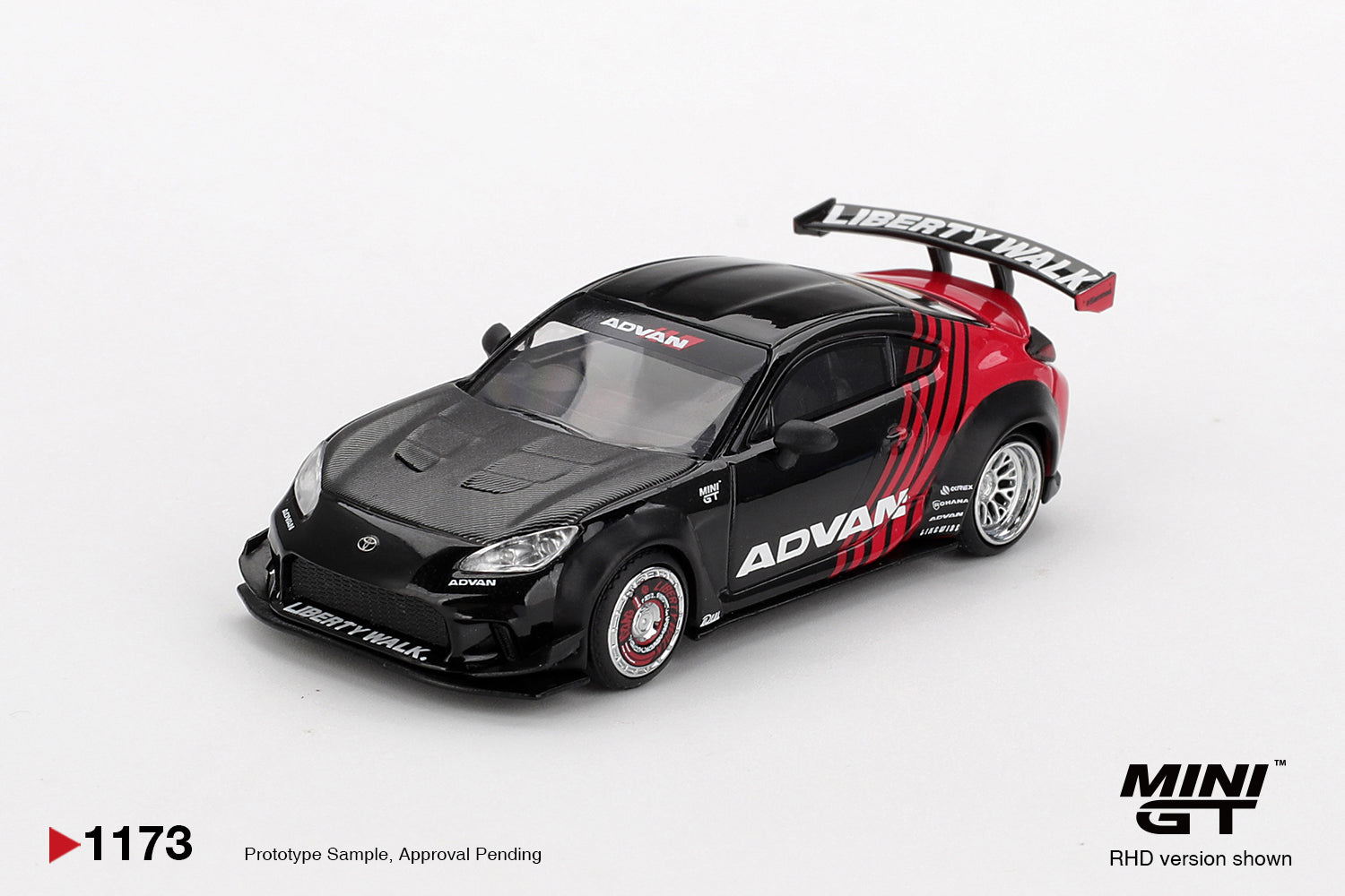 Preorder] Mini GT 1:64 Toyota GR86 LB Nation Advan MGT01173-BL