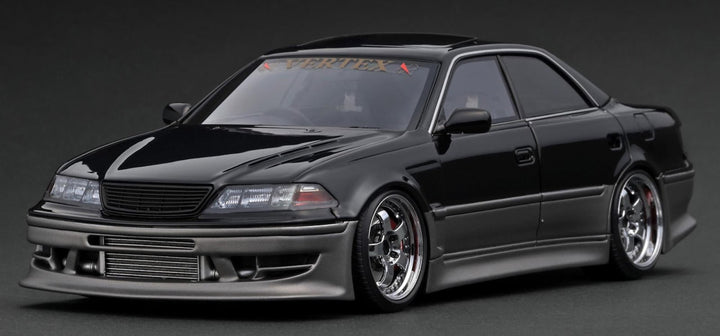 [Preorder] Ignition Model 1:18 VERTEX JZX100 MARK-II Black/Gun Metallic IG3579