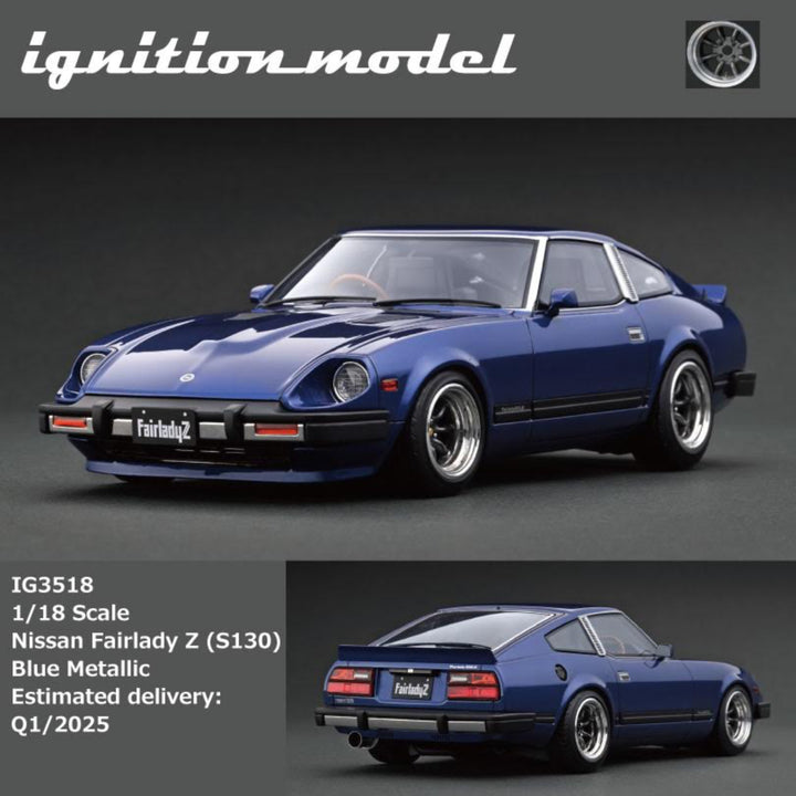 [Preorder] Ignition Model 1:18 Nissan Fairlady Z (S130) Blue IG3518