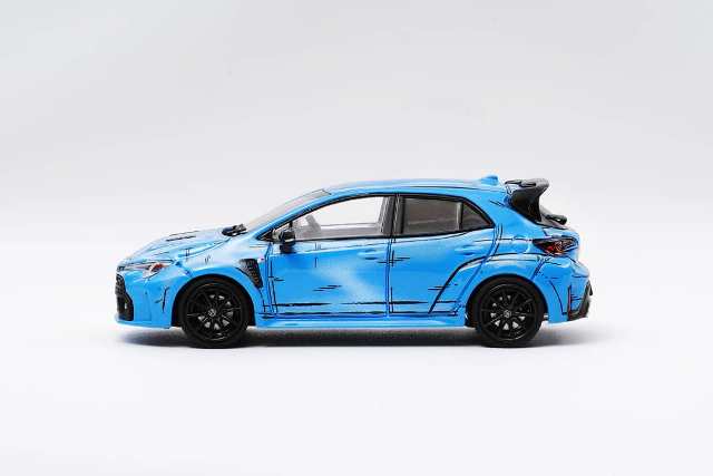 GCD 1:64 TOYOTA GR COROLLA MANGA BLUE VERSION KS-041-555