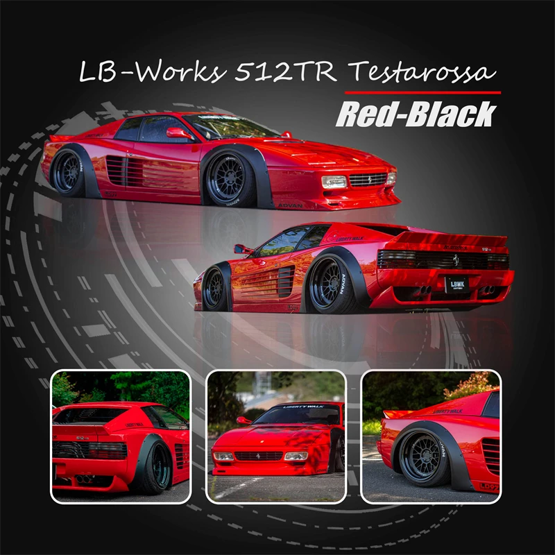 [Online Only] Star Model 1:64 Ferrari 512 TR Testarossa Wide Body Modified Versions (4 Colours)