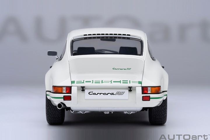 AUTOart 1:18 Porsche 911 Carrera 2.7 RS Grand Prix White / Green Stripes 78031