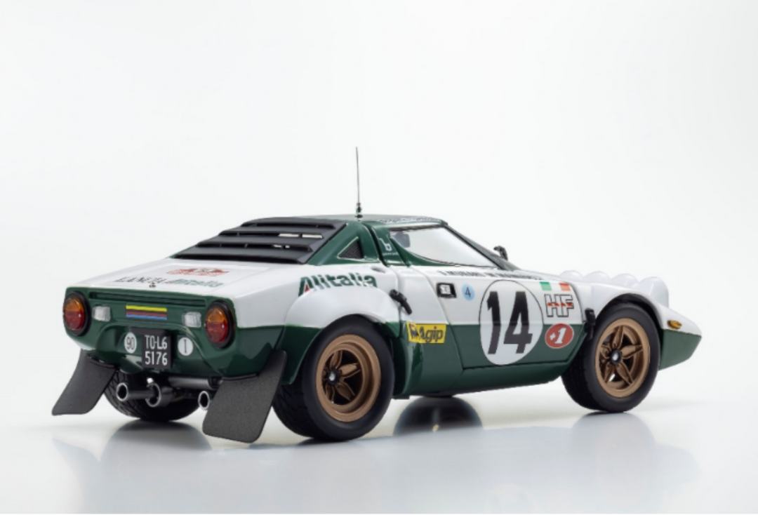 [Preorder] Kyosho 1:18 Lancia Stratos HF - Winner 1975 Monte Carlo Nr.14 - 08130E
