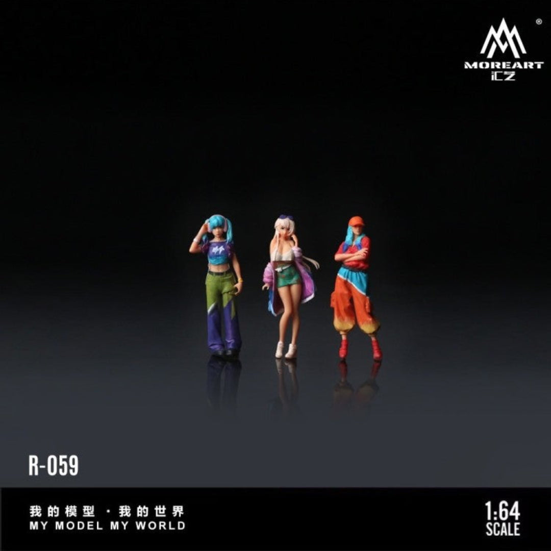 [Preorder] MoreArt 1:64 TRENDY GIRL DOLL SET MO223059