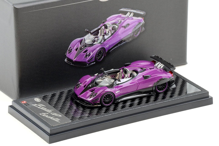 LCD 1:64 Pagani Zonda HP(Carbon Purple color) 2025 Shanghai Toy Fair package LCD64018-CP