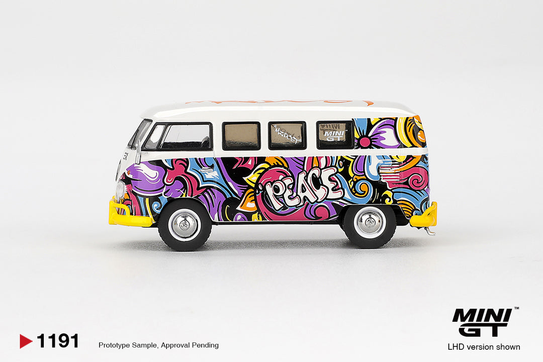 [Preorder] MINIGT 1:64 Volkswagen T1 Microbus Mizu Design MGT01191-BL