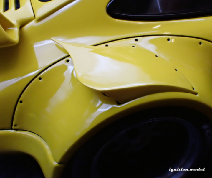 [Preorder] Ignition Model 1:18 Porsche RWB 930 Yellow IG3621