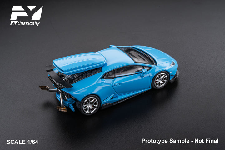 [Preorder] Finclassically 1:64 Lamborghini Huracan With Travel Suitcase (2 Versions)