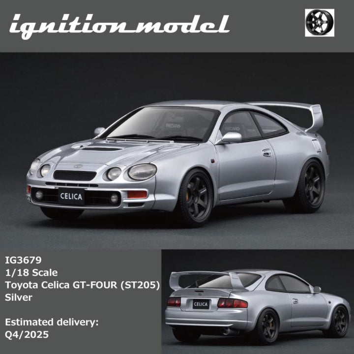 [Preorder] Ignition Model 1:18 Toyota Celica GT-FOUR (ST205) Silver IG3679