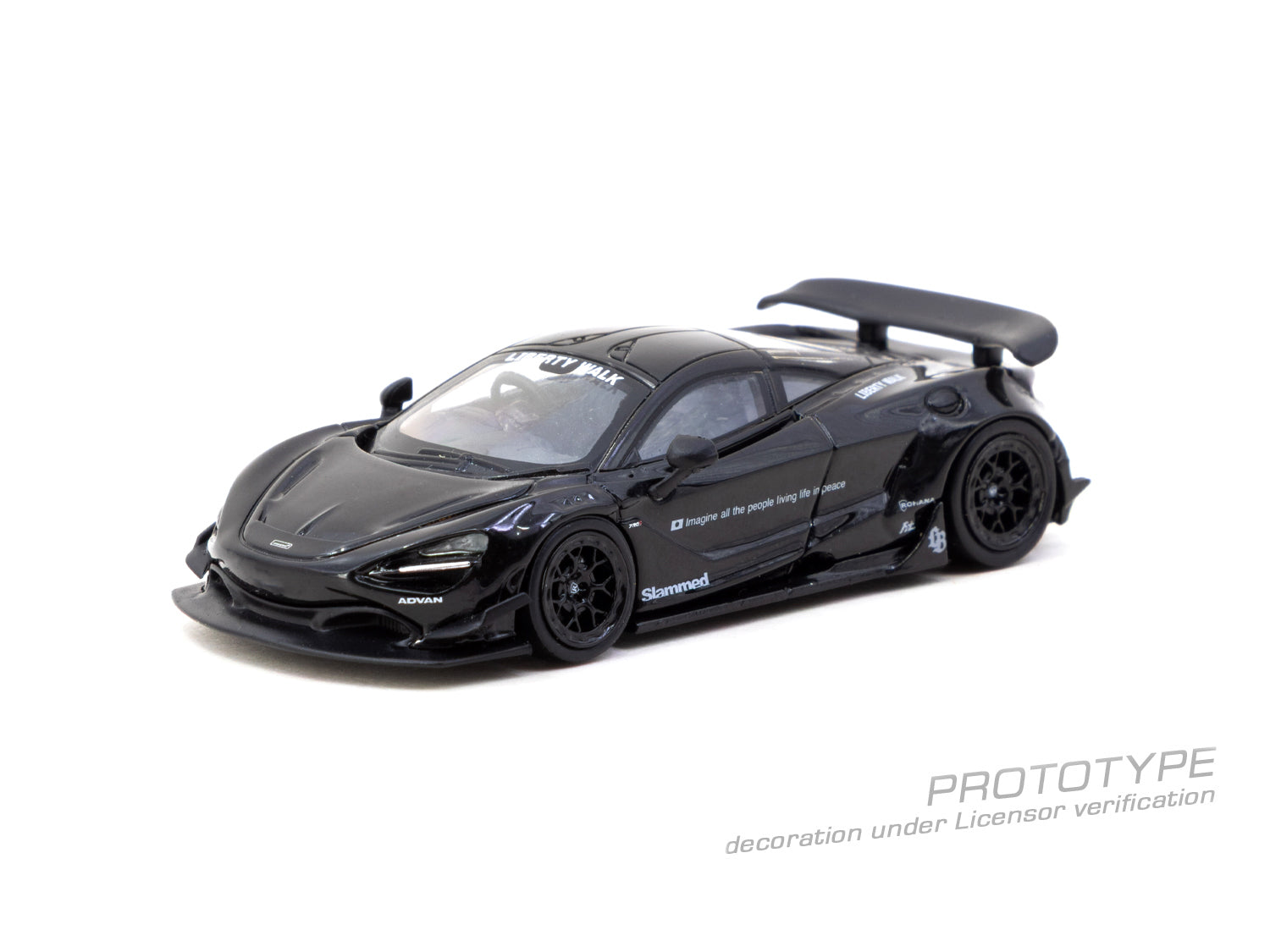 Preorder] Tarmac Works 1:64 LB-WORKS McLaren 720S Black T64-106-BK