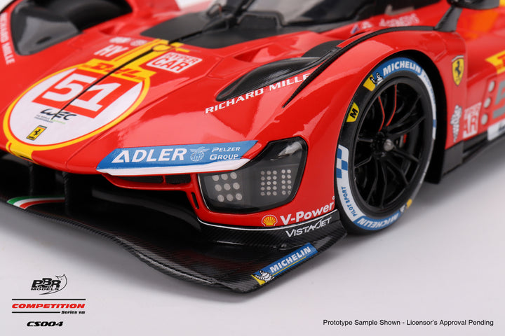 [Preorder] BBR 1:18 Ferrari 499P Team AF Corse 2023 - no.51 WEC 6 Hr of Spa 3rd Place