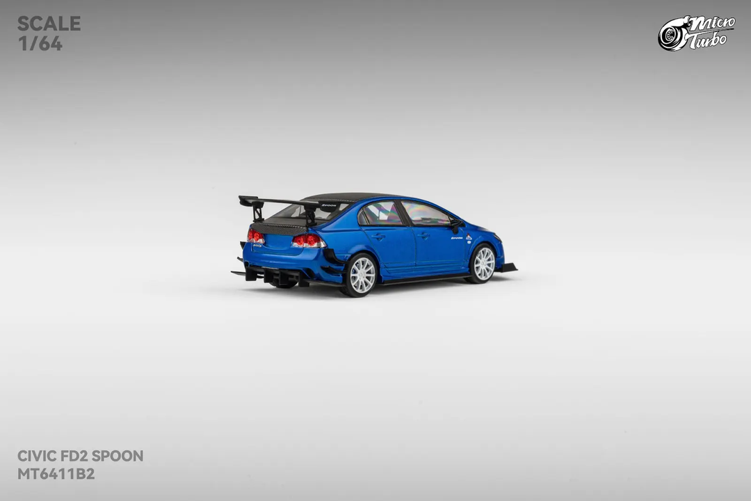 [Preorder] Microturbo 1:64 Custom FD2 Spoon Metallic Blue MT6411B2