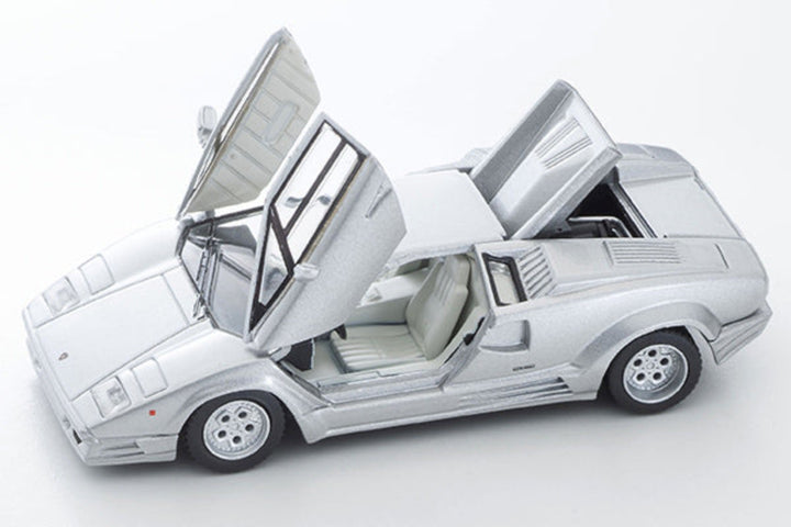 [Preorder] Tomytec TLVN 1:64 Lamborghini Countach 25th Anniversary (Silver)