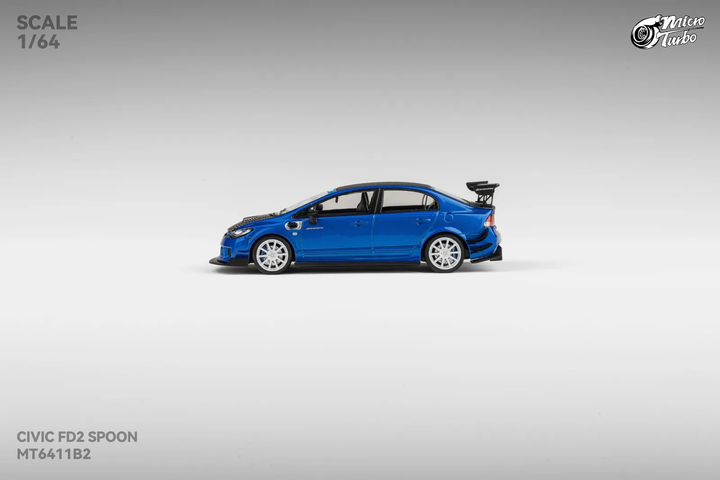 [Preorder] Microturbo 1:64 Custom FD2 Spoon Metallic Blue MT6411B2