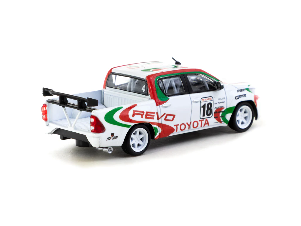 Tarmac Works 1:64 Toyota Hilux White T64-041-WH2