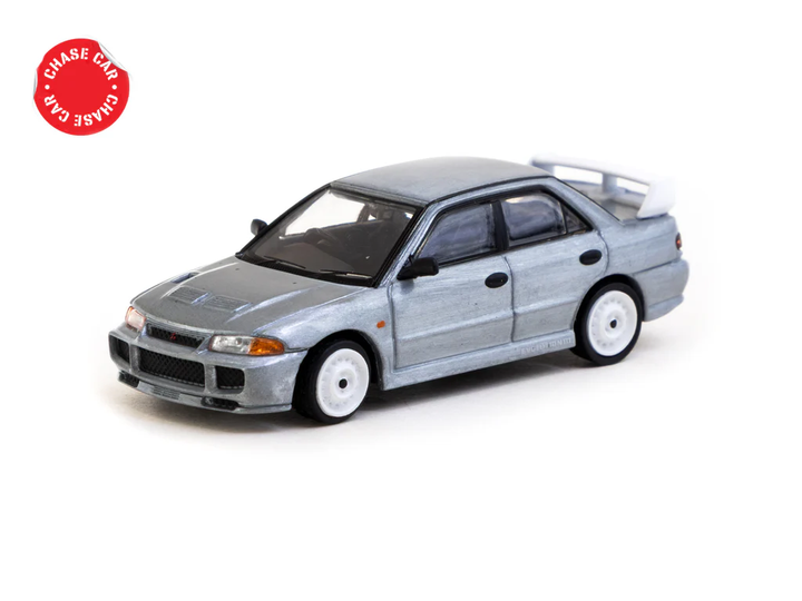 Tarmac Works 1:64 Mitsubishi Lancer RS Evolution III White T64G-050-RS Lamley Special Edition