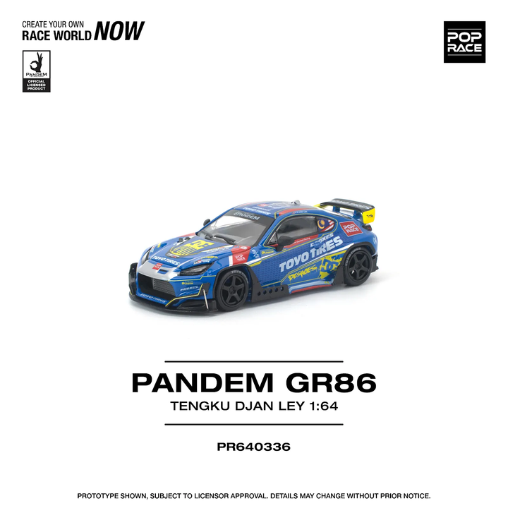 [Preorder] POPRACE 1:64 PANDEM GR 86 TENGKU DJAN LEY PR640336