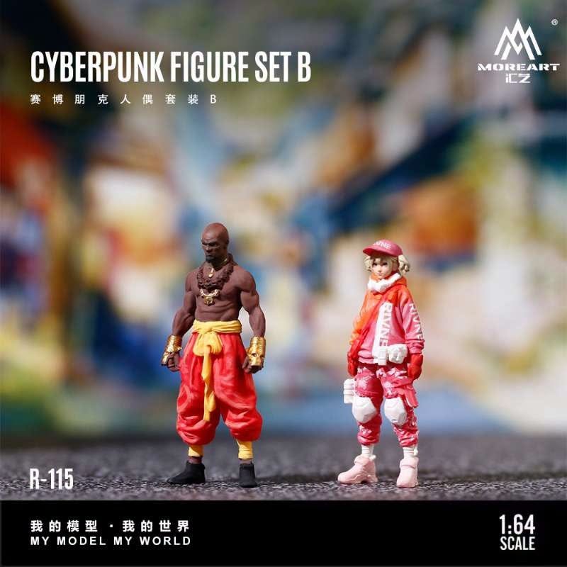 [Preorder] MoreArt 1:64 CYBERPUNK FIGURE SET B MO223115
