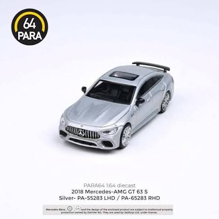 PARA64 1:64 Mercedes-AMG GT 63 S Silver (RHD) PA-65283