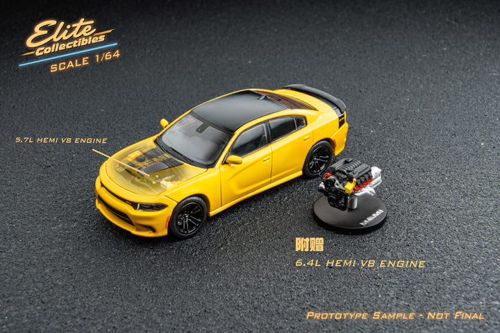 [Preorder] Elite Collectibles 1:64 Dodge Warhorse Daytona HEMI (3 Colours)