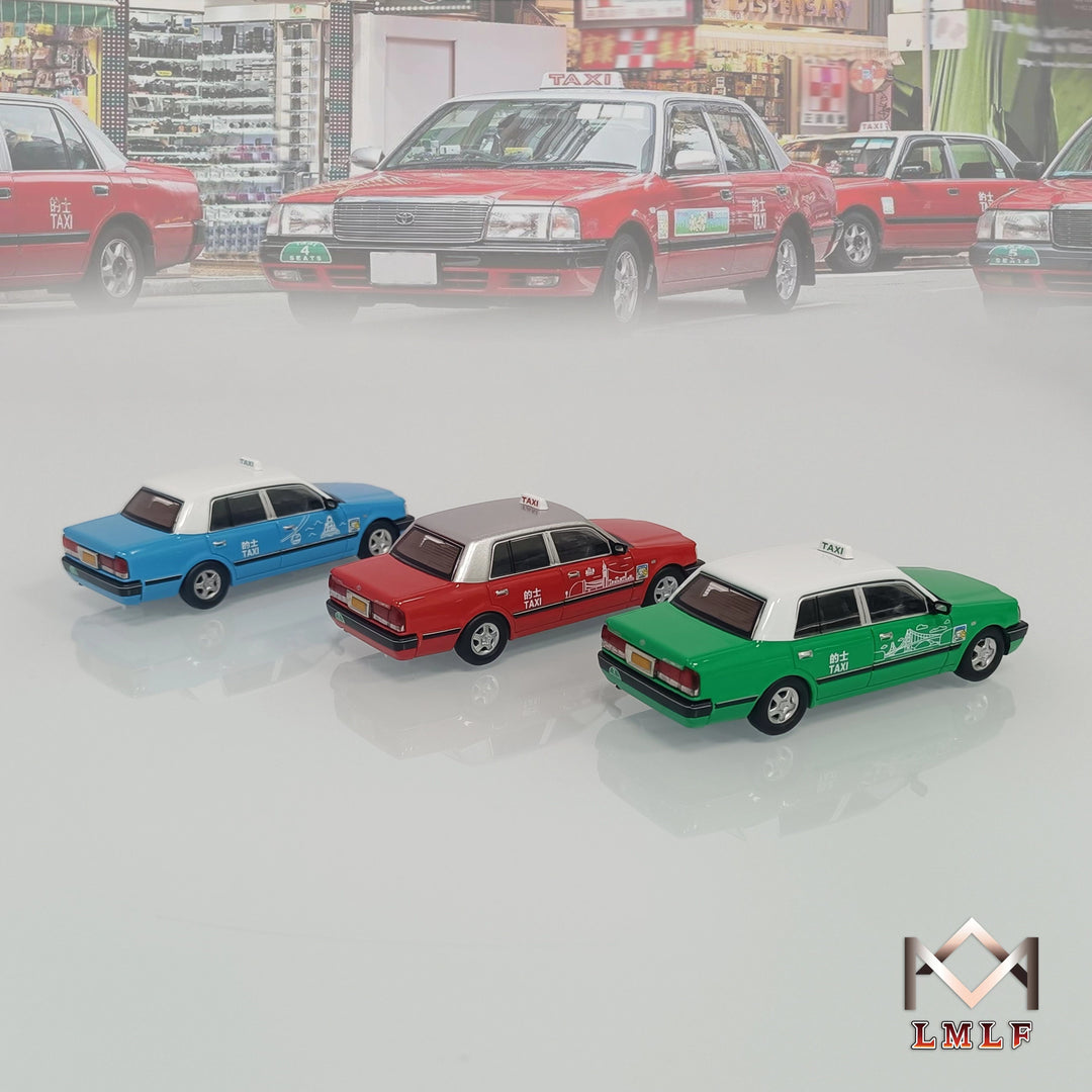 [Preorder] LMLF Model 1:64 Toyota Crown Hong Kong Taxi (3 Colours)