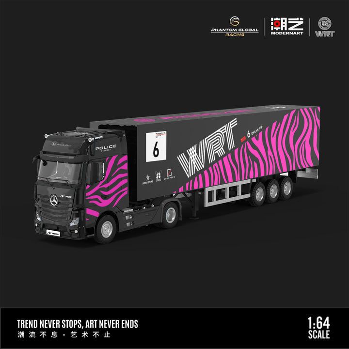 [Preorder] ModernArt X WRT 1:64 Porsche 911 GT3 Carrera Cup and Mercedes Truck (4 Versions)