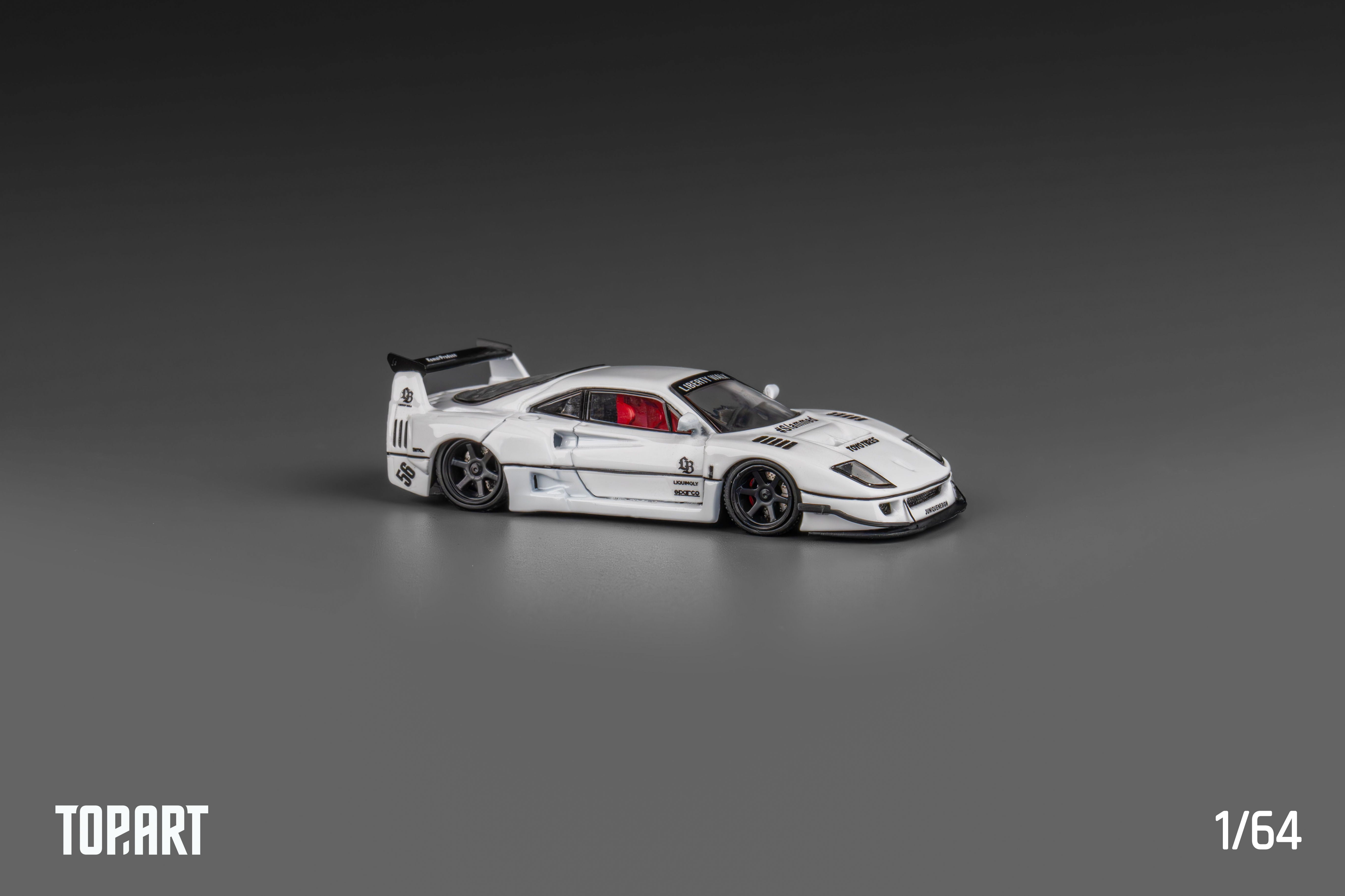 TOPART 1:64 LBWK Ferrari F40 (2 Colours) – Horizon Diecast