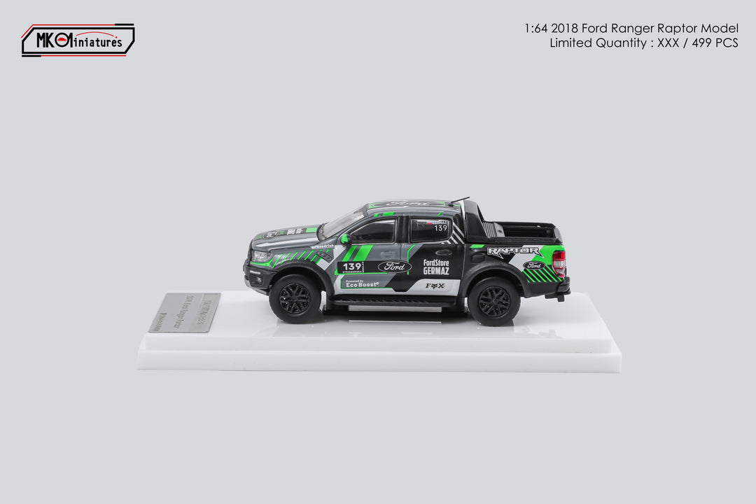 [Preorder] MK Miniatures 1:64 Ford Ranger Raptor - Gray