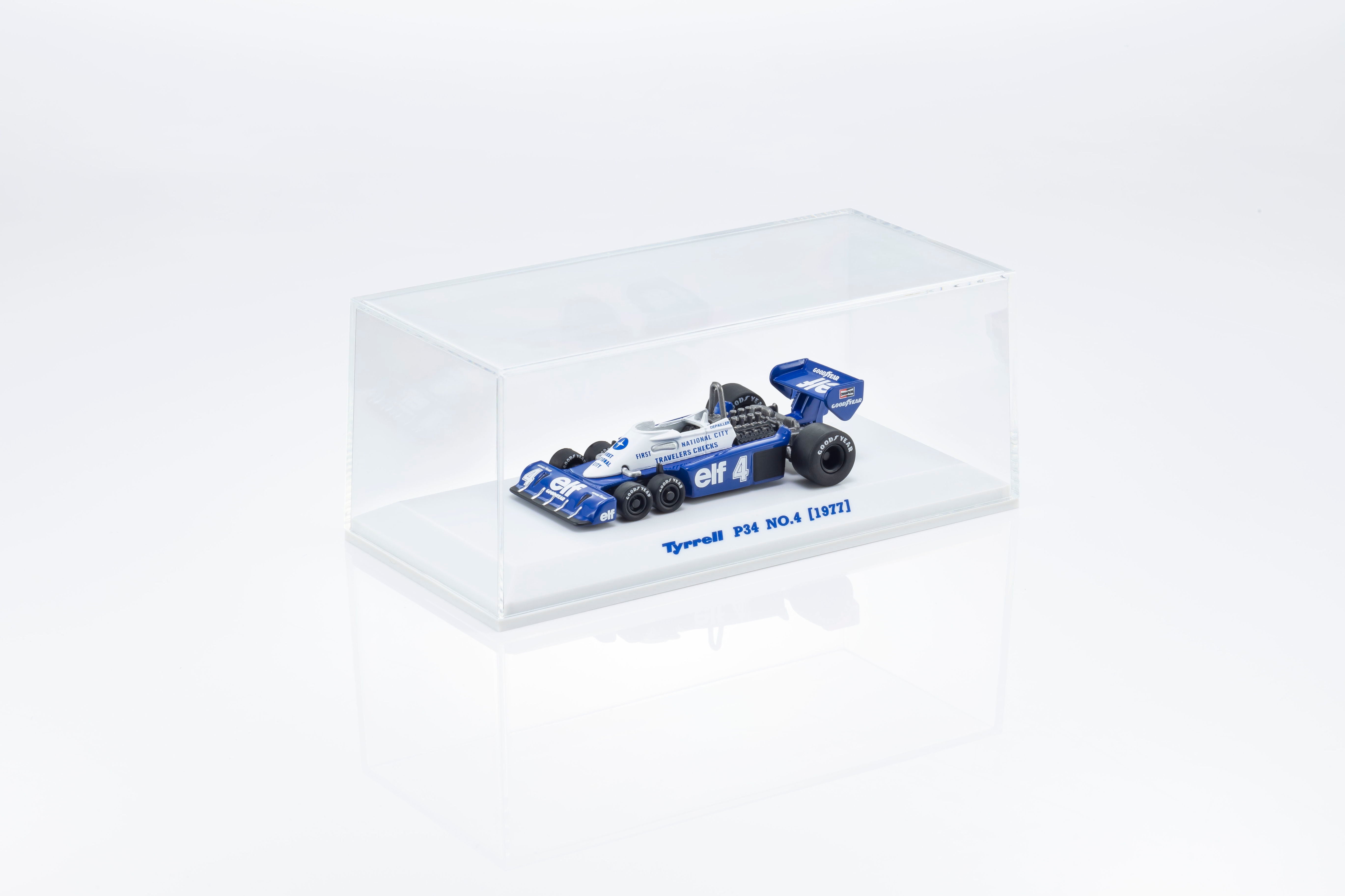 Kyosho 1:64 TYRRELL P34 (1977) No.3 and No.4 (2 Versions