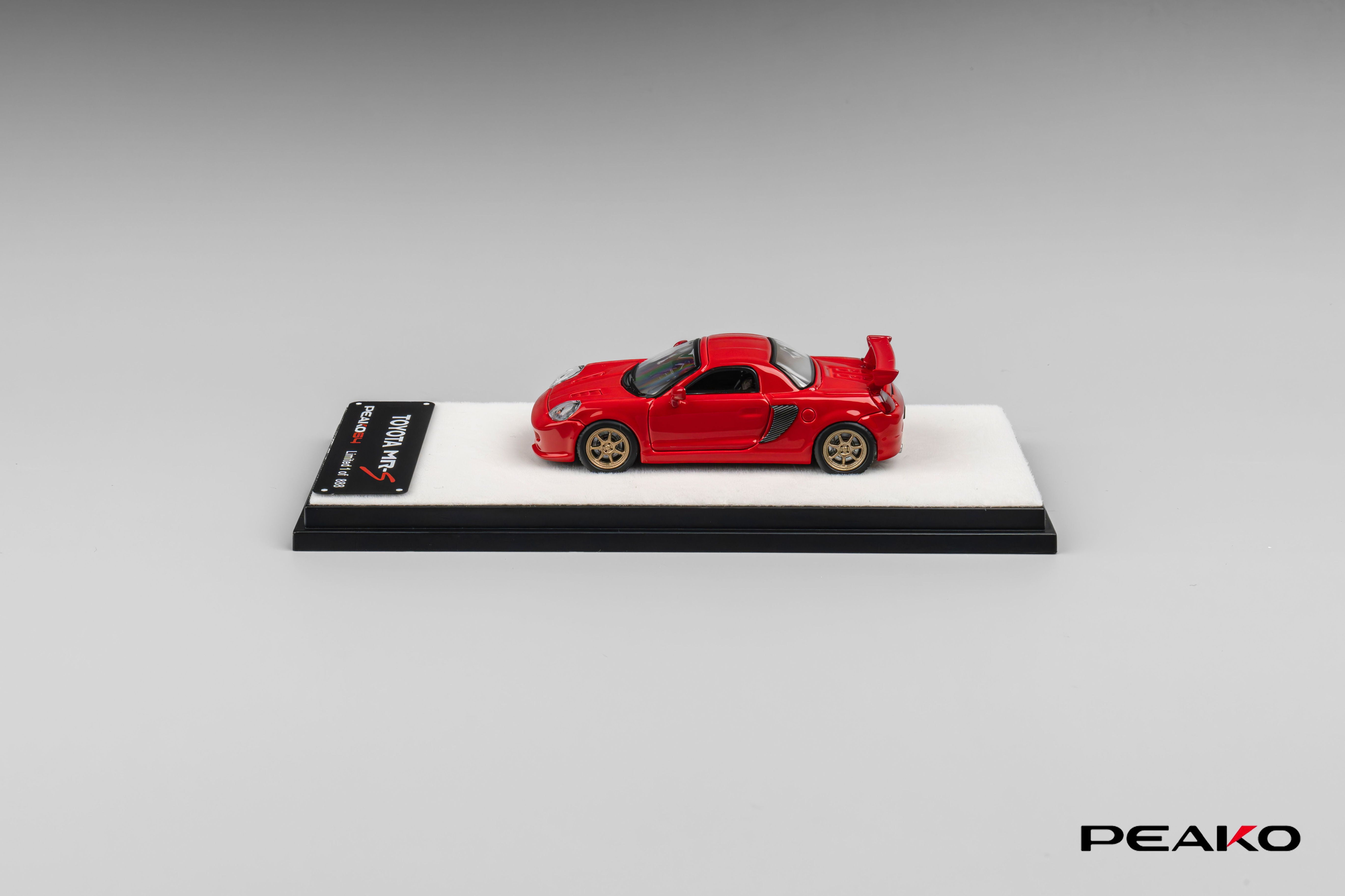 Peako 1:64 Toyota MR-S Beijing Limited Edition - Red – Horizon Diecast