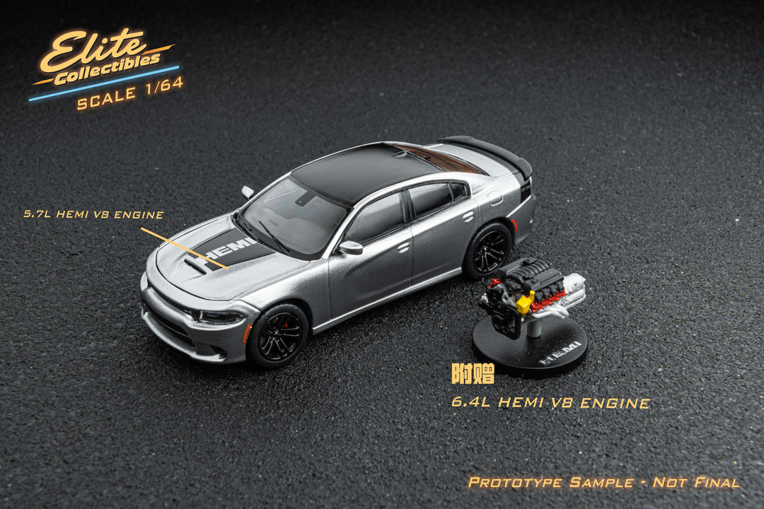[Preorder] Elite Collectibles 1:64 Dodge Warhorse Daytona HEMI (3 Colours)