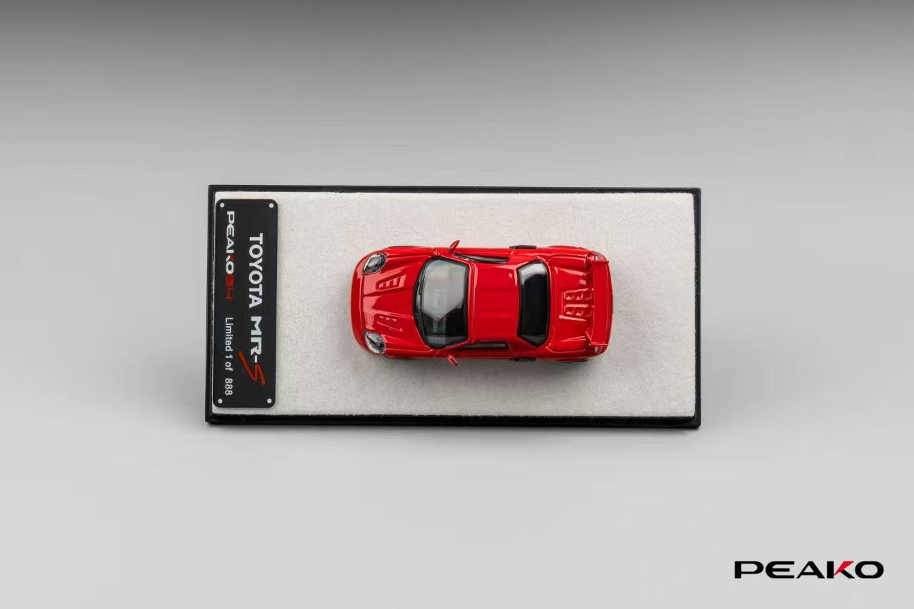 Peako 1:64 Toyota MR-S Beijing Limited Edition - Red – Horizon Diecast