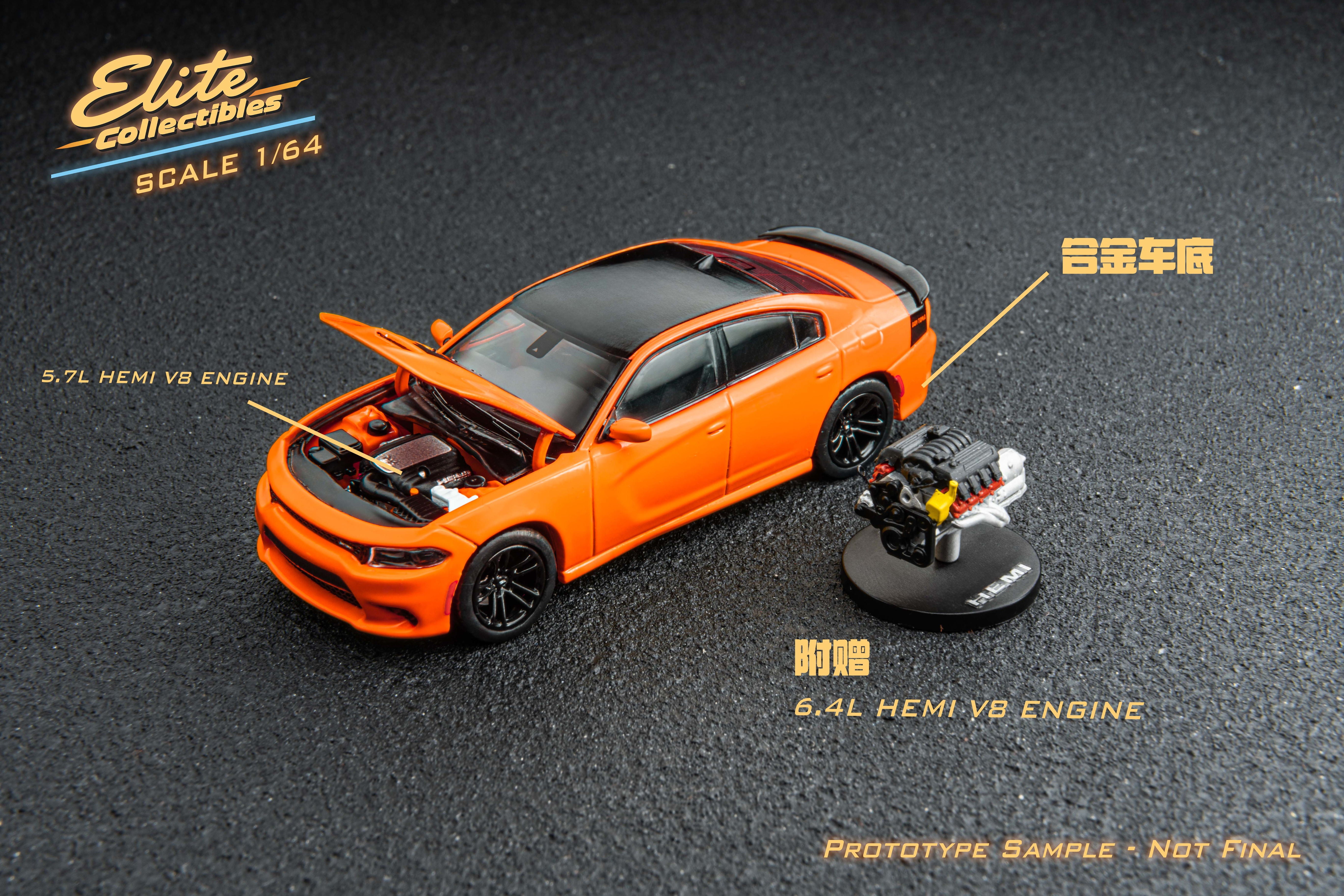 Preorder] Elite Collectibles 1:64 Dodge Charger Warhorse Daytona