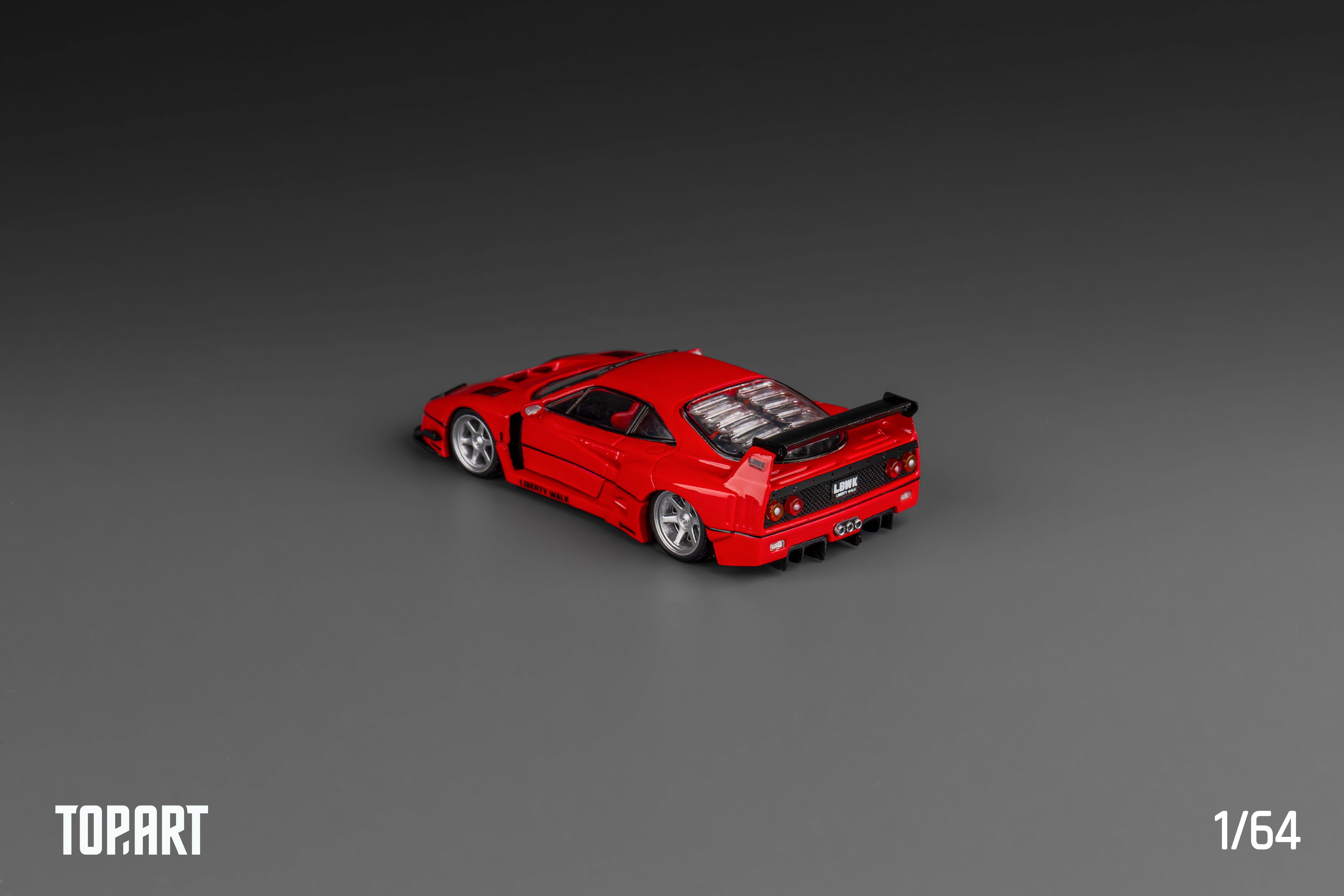 TOPART 1:64 LBWK Ferrari F40 (2 Colours) – Horizon Diecast