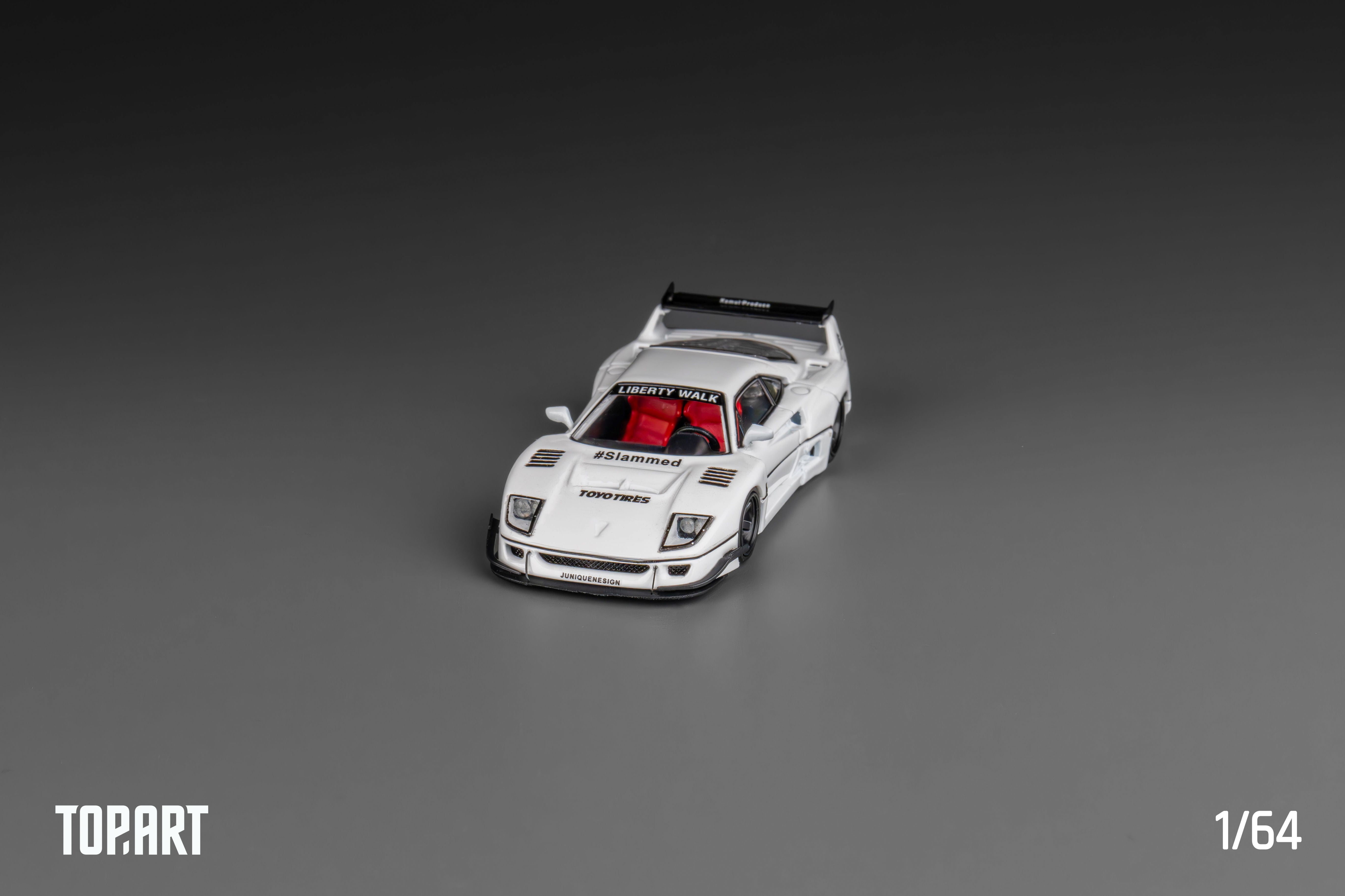 TOPART 1:64 LBWK Ferrari F40 (2 Colours) – Horizon Diecast
