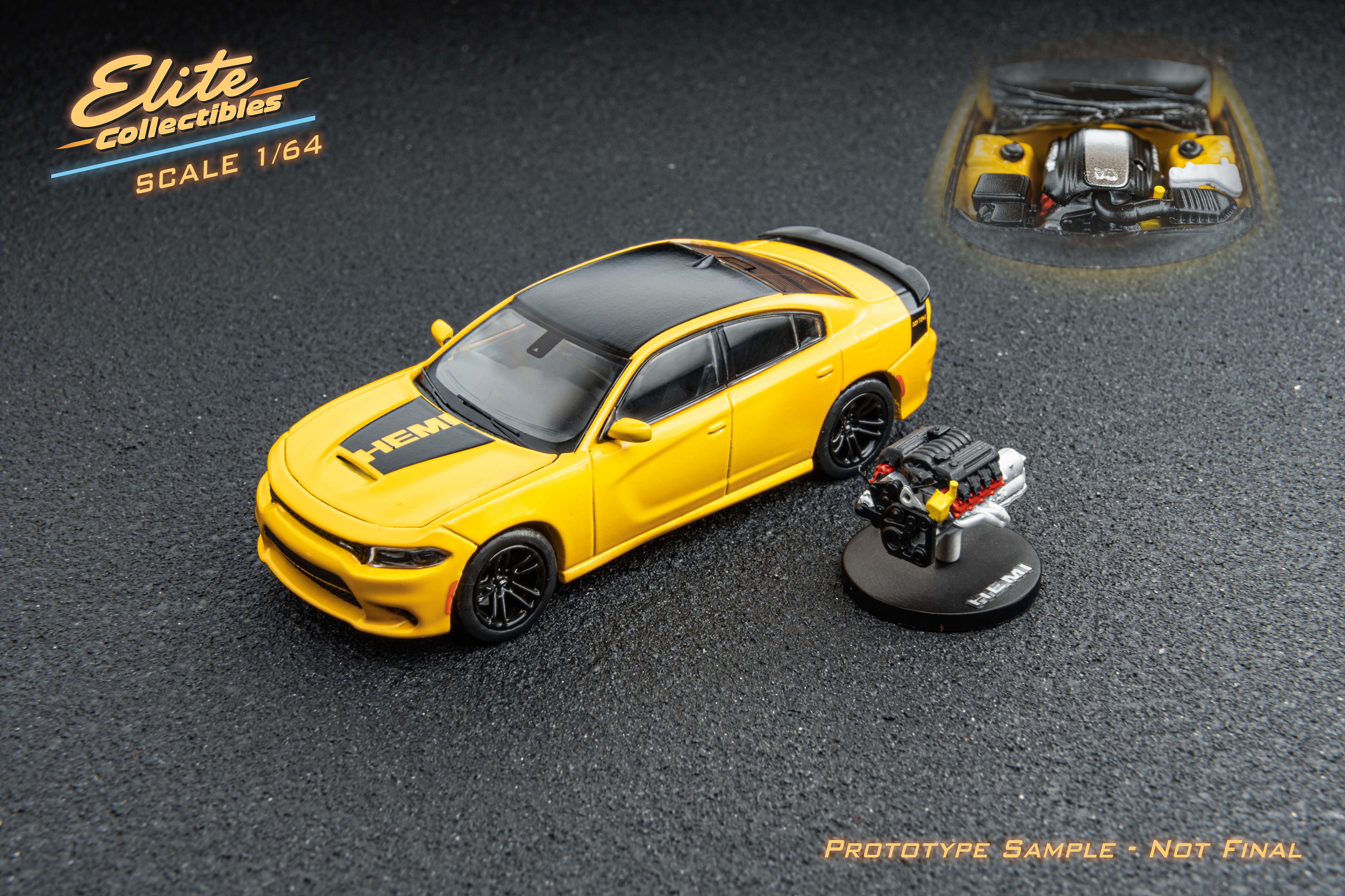 Elite Collectibles 1:64 Dodge Charger Warhorse Daytona HEMI (3