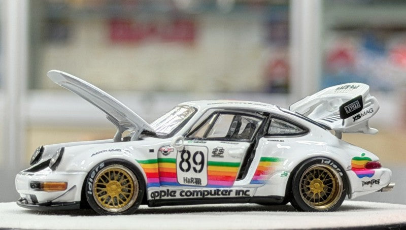 [Preorder] PGM 1:64 Porsche RWB 964 White Apple Livery PGM-640010