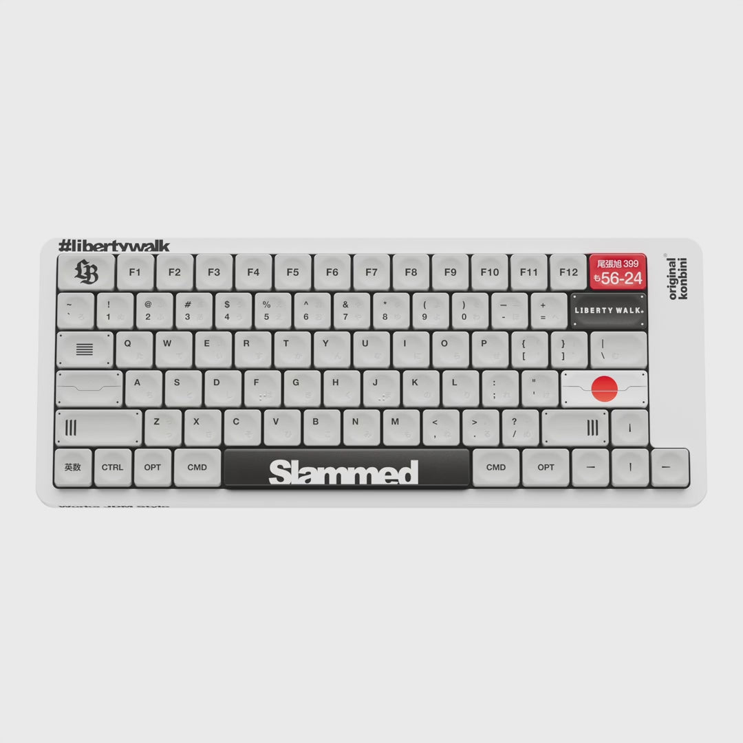 Liberty Walk x original konbini keyboard: white edition