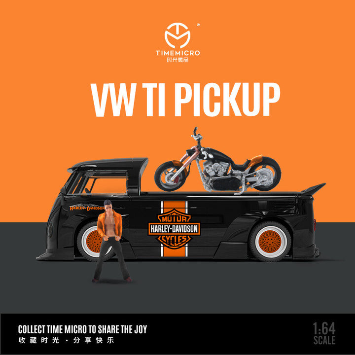 Time Micro 1:64 Volkswagen T1 Pickup Harley Series TM643922/TM643922-S