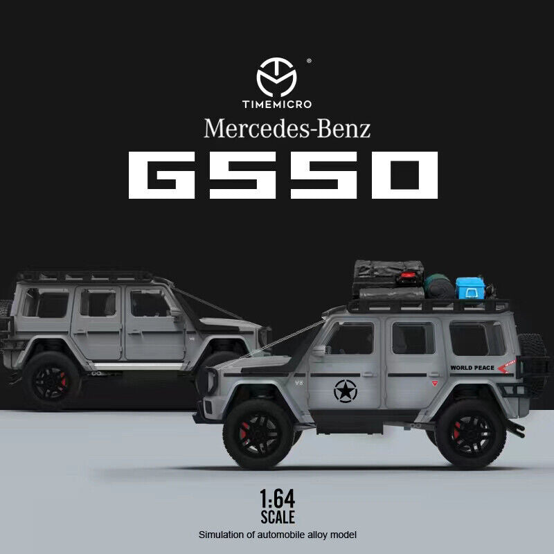 TimeMicro 1:64 Mercedes-Benz G550 Grey Luggage Version