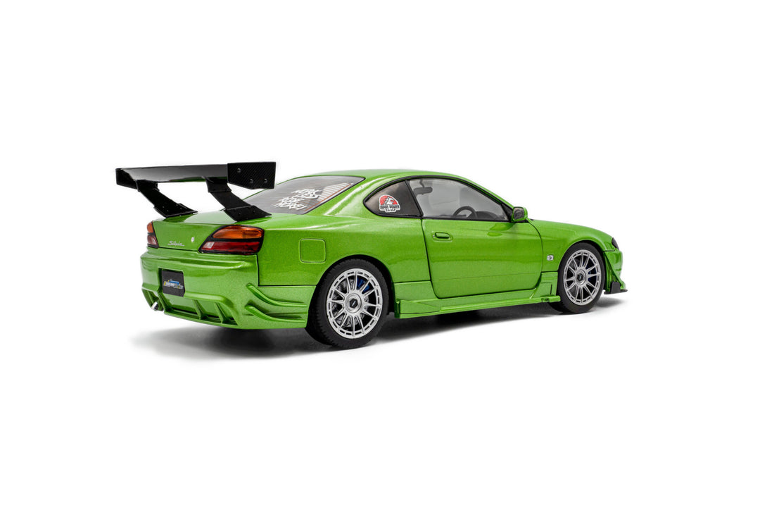 SOLIDO 1:18 NISSAN SILVIA S15 SPEC-R AERO SOLIDO WORKS GREEN 1999 S1812203