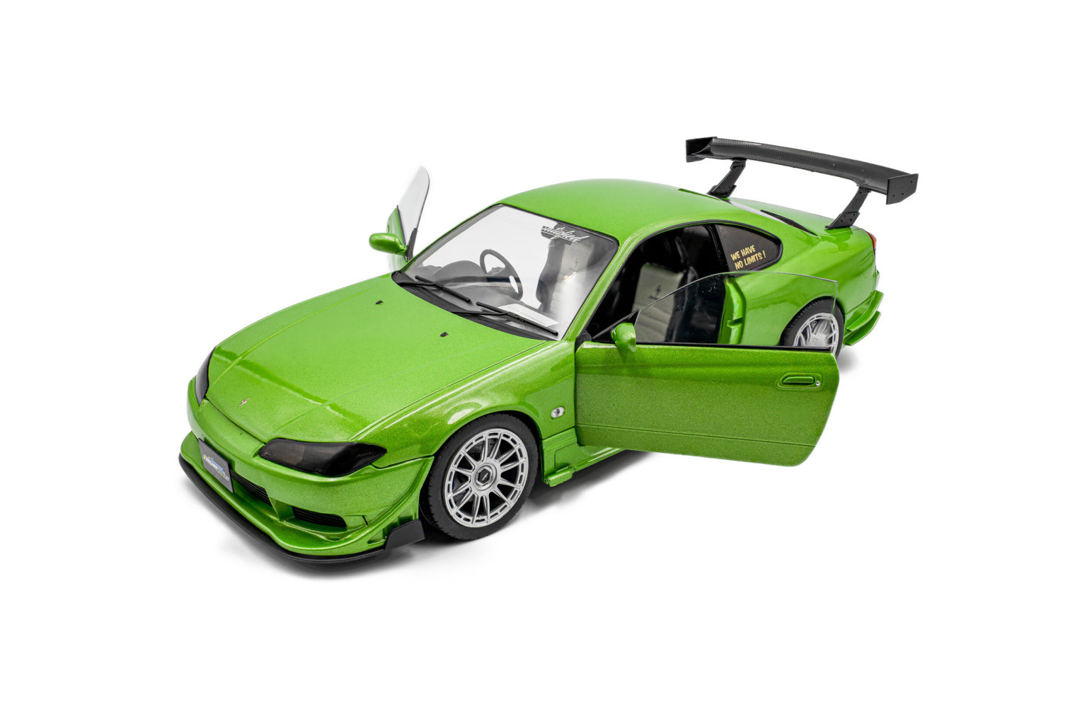 SOLIDO 1:18 NISSAN SILVIA S15 SPEC-R AERO SOLIDO WORKS GREEN 1999