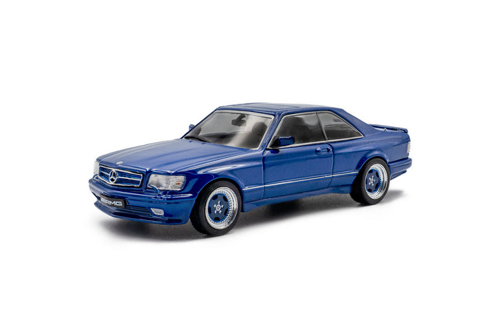 Solido 1:43 MERCEDES-BENZ 560 SEC AMG WIDEBODY LINARITE BLUE PEARL 1990 S4310907