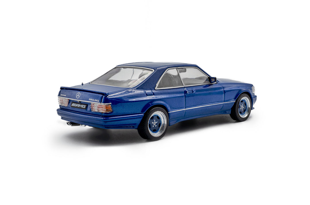 Solido 1:43 MERCEDES-BENZ 560 SEC AMG WIDEBODY LINARITE BLUE PEARL 1990 S4310907