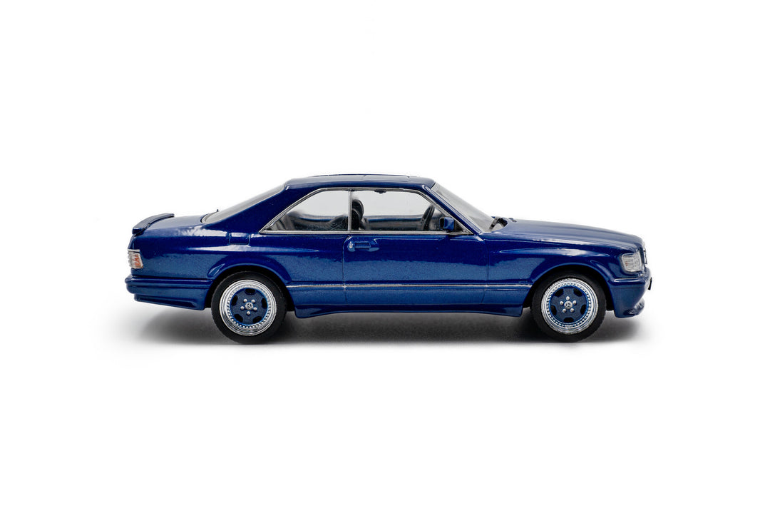 Solido 1:43 MERCEDES-BENZ 560 SEC AMG WIDEBODY LINARITE BLUE PEARL 1990 S4310907