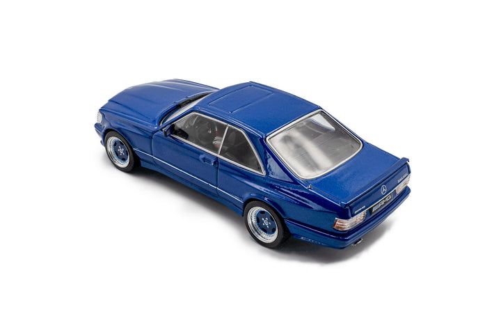 Solido 1:43 MERCEDES-BENZ 560 SEC AMG WIDEBODY LINARITE BLUE PEARL 1990 S4310907