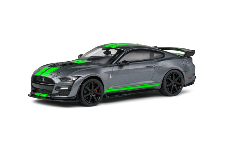 Solido 1:43 Shelby Mustang GT500 – Grey W/Neon Green