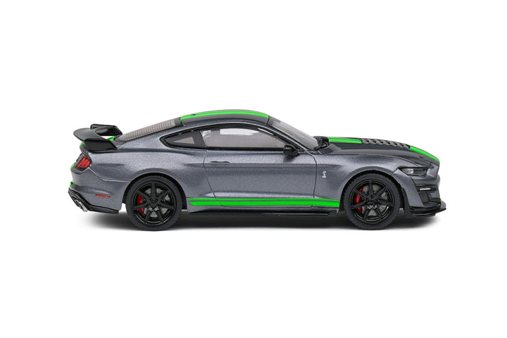 Solido 1:43 Shelby Mustang GT500 – Grey W/Neon Green