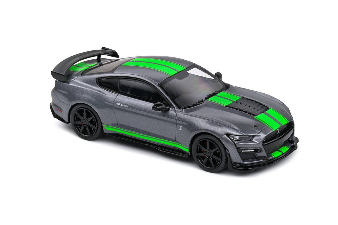 Solido 1:43 Shelby Mustang GT500 – Grey W/Neon Green