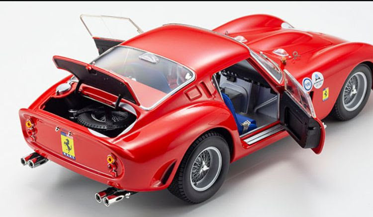 Kyosho 1:18 1963 Ferrari GTO Daytona #18 K08438F